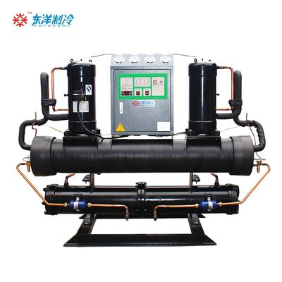 آلة التبريد الصناعية من النوع المفتوح 20HP تبريد أجهزة تبريد المياه ضوضاء منخفضة